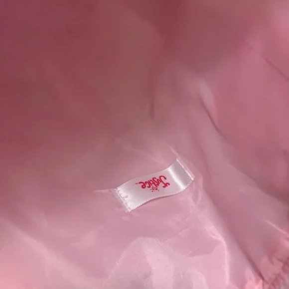 Justice Girls Pink White Cheetah Print Barbiecore Barbie Inspired Tote Bag - Picture 3 of 6